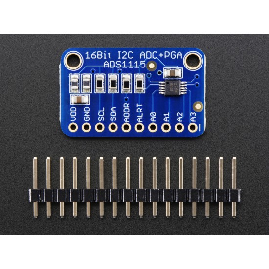 ADS1115 16-Bit ADC - 4 Channel with Programmable Gain Amplifier ADS1115 16-Bit ADC - 4 Channel with Programmable Gain Amplifier