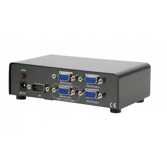 VGA splitter metal 4 Port VGA splitter metal 4 Port