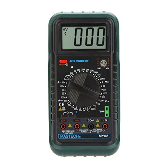 MASTECH MY62 Handheld Digital Multimeter MASTECH MY62 Handheld Digital Multimeter